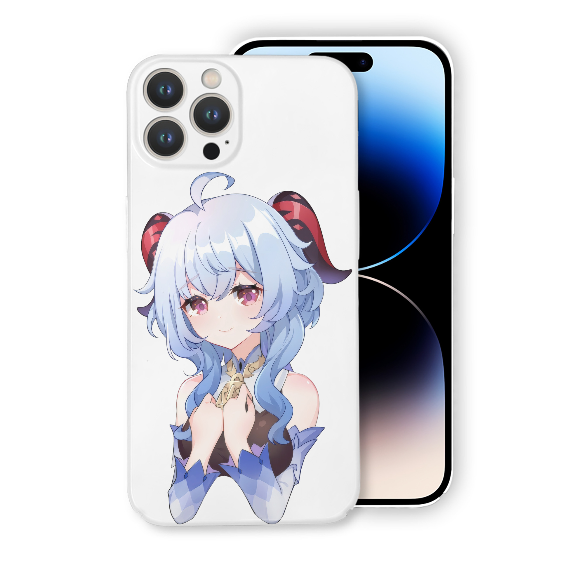げんし神 甘雨 かんう genshin Ganyu 【iPhone 14シリーズ対応】ハードケース